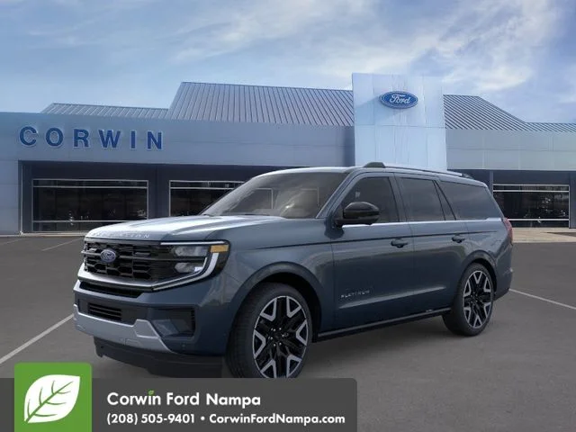 New 2026 Stone Blue Metallic Ford Platinum image 2