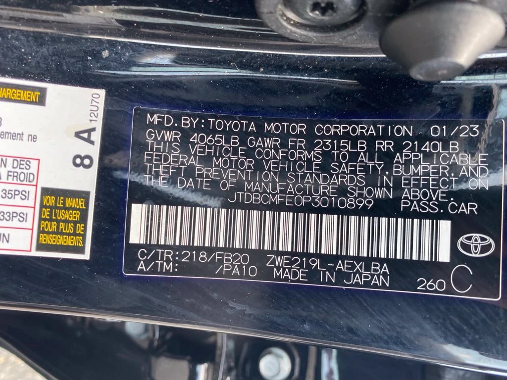 Used 2023 Black Toyota LE image 20