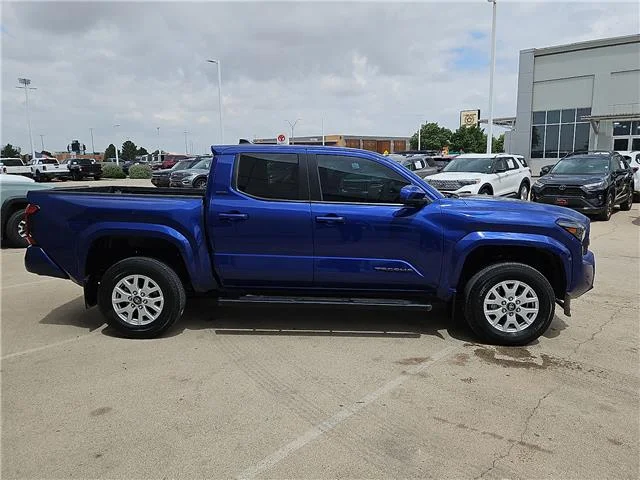 Used 2024 Blue Crush Metallic Toyota SR5 4x4 Double Cab 5 ft. box image 5