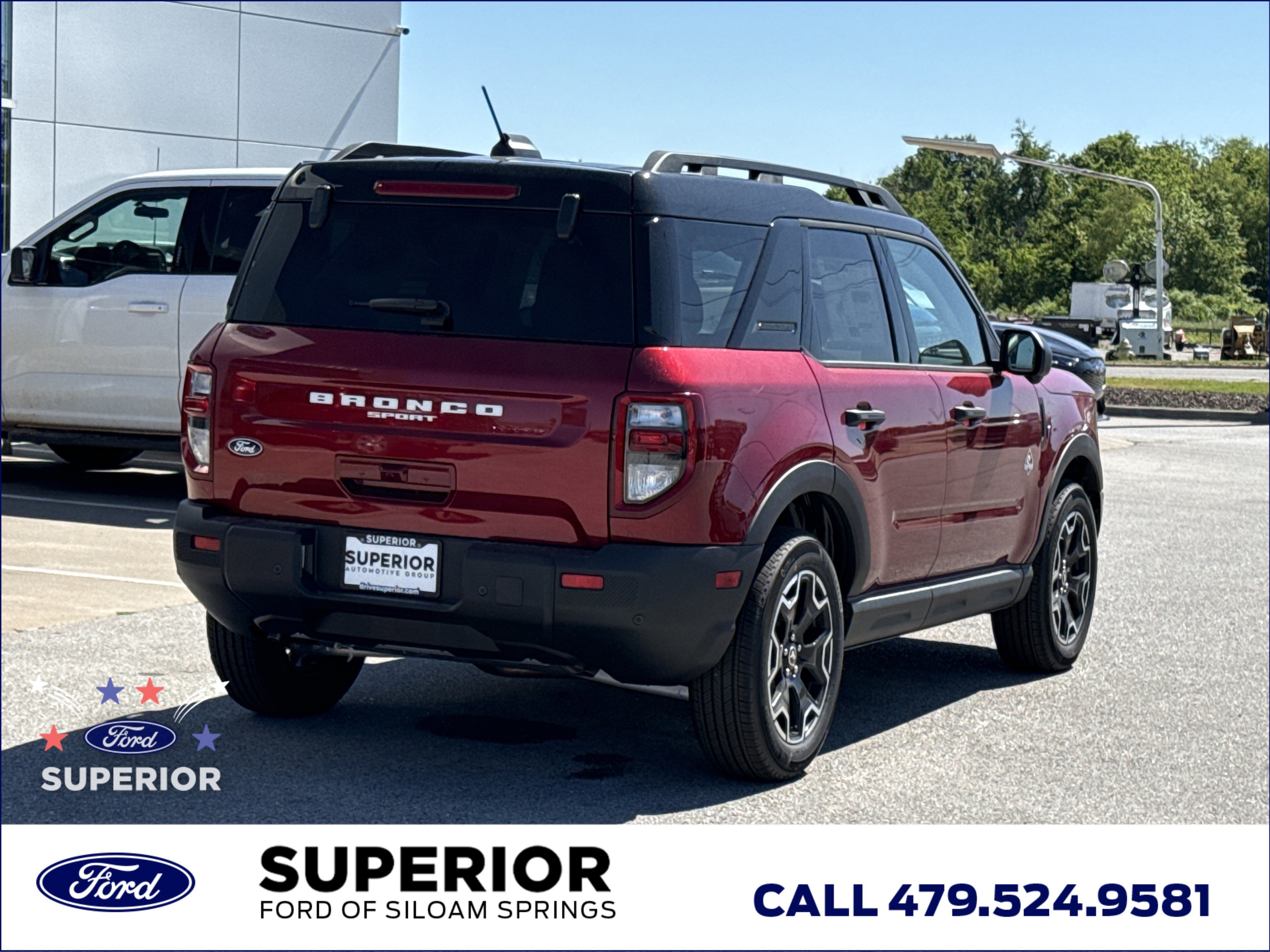 New 2026 Ruby Red Metallic Tinted Clearcoat Ford Outer Banks 4WD image 3