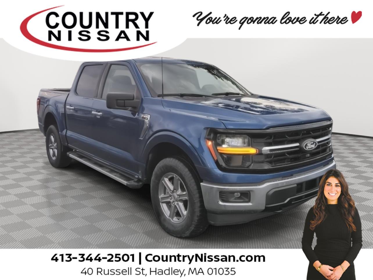 Used 2025 Atlas Blue Ford XLT image 1