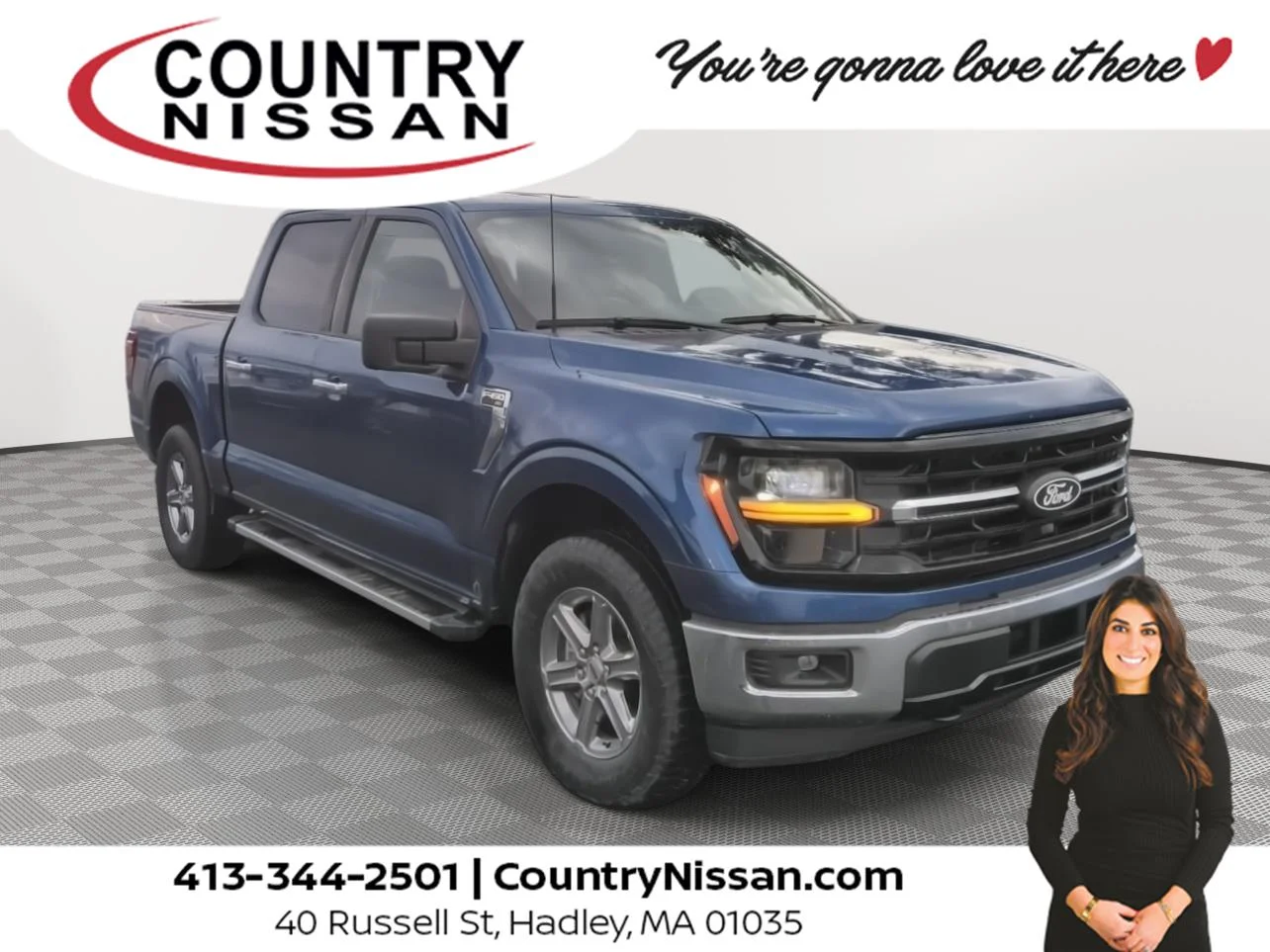 Used 2025 Atlas Blue Ford XLT image 1