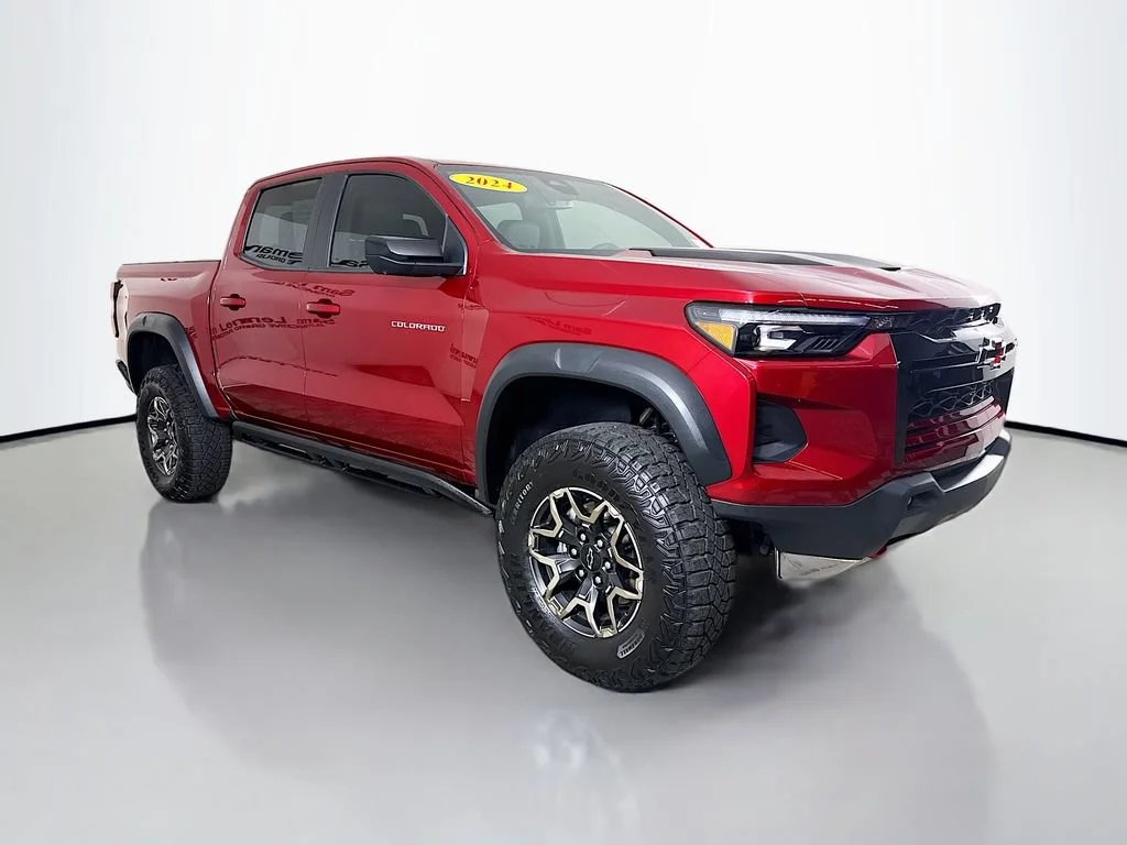 Used 2024 Radiant Red Tintcoat Chevrolet ZR2 image 1