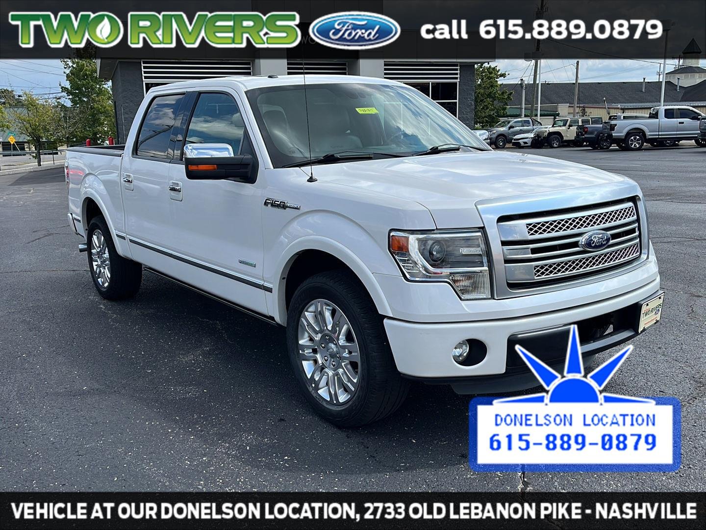 Used 2013 Ford F-150 Platinum with VIN 1FTFW1CT2DFA52799 for sale in Mt. Juliet, TN