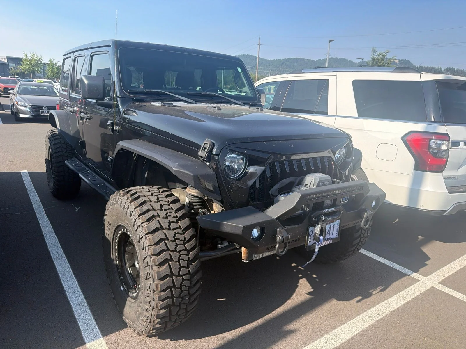 Used 2018 Black Jeep Unlimited Sport image 4