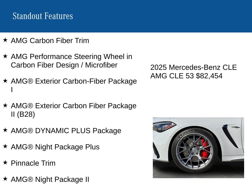 Certified Used 2025 Gray Mercedes-Benz CLE 53 AMG® image 9
