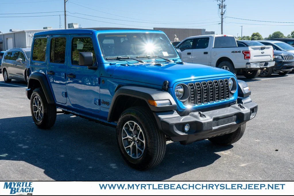 New 2026 Hydro Blue Pearl-Coat Exterior Paint Jeep Sport S image 8