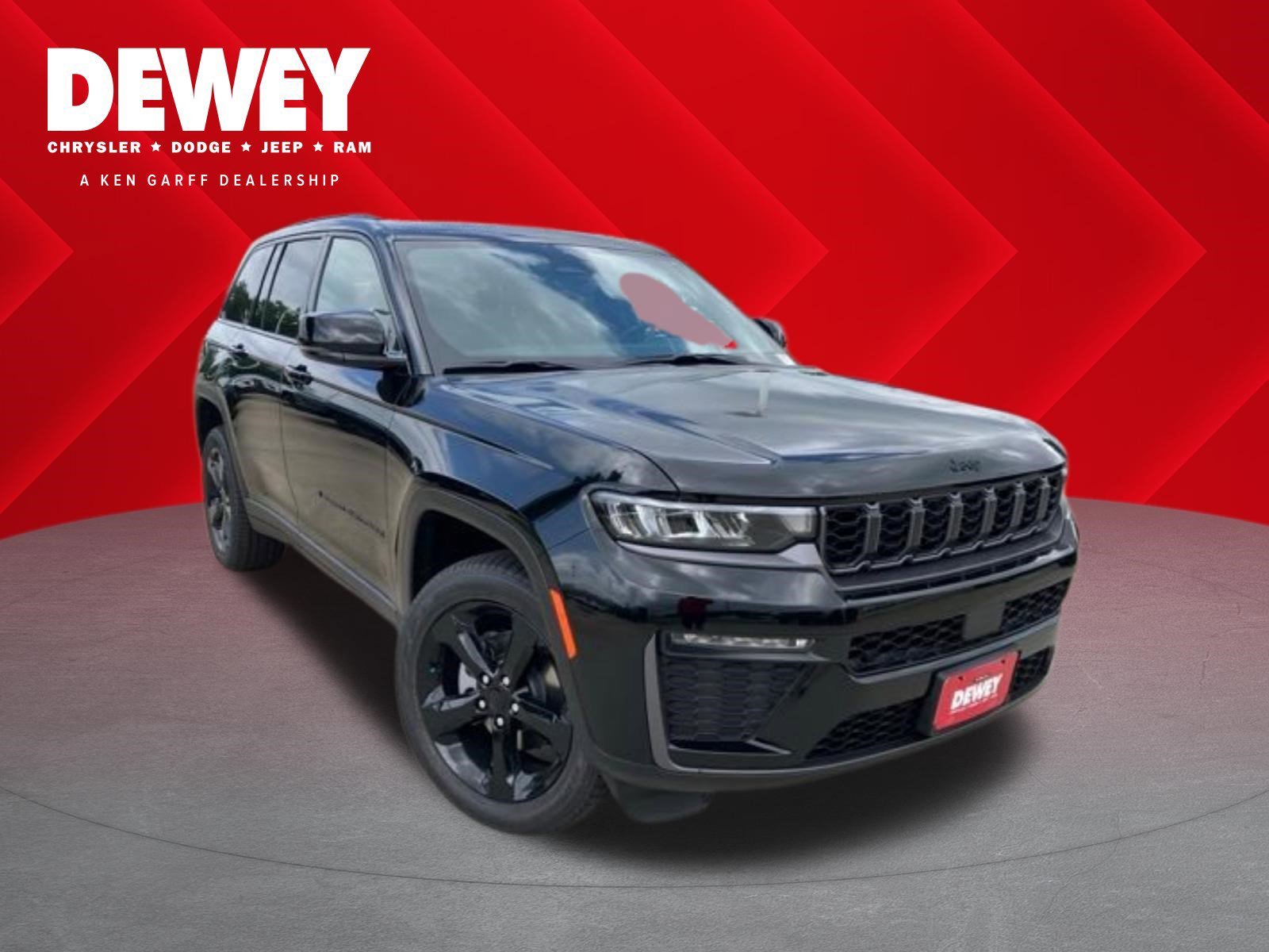 New 2026 Diamond Black Crystal Pearl-Coat Exterior Paint Jeep Limited image 1