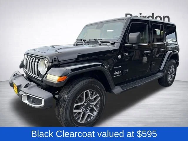 Used 2024 Black Clearcoat Jeep Sahara image 3