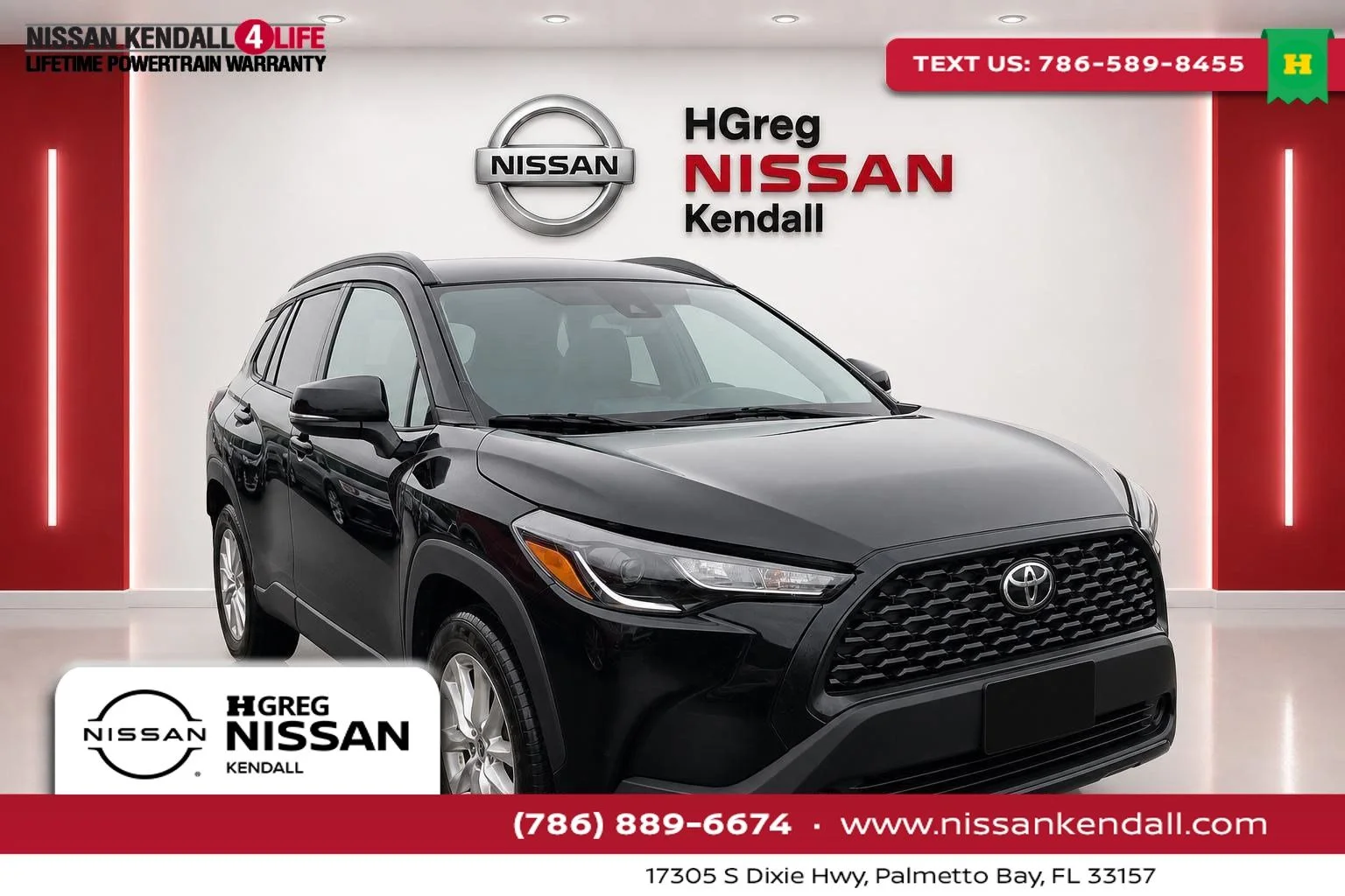 Used 2022 Black Toyota LE image 1