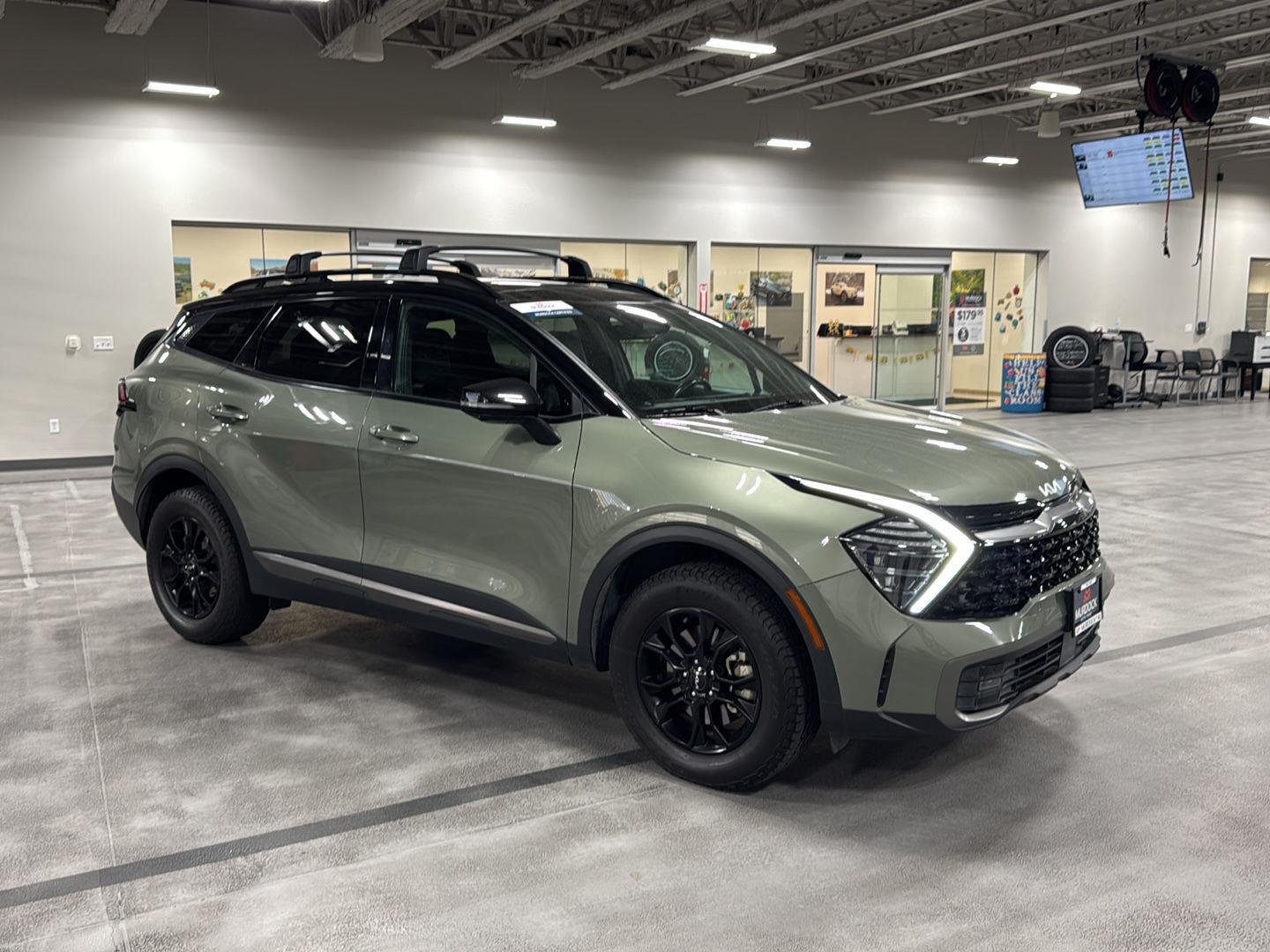 Used 2024 Jungle Green/Ebony Black Roof Kia X-Pro Prestige image 16