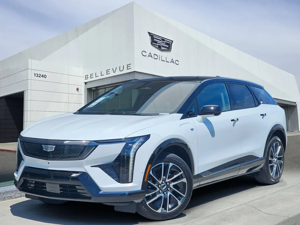 New 2026 Vibrant White Tricoat Cadillac Sport image 1