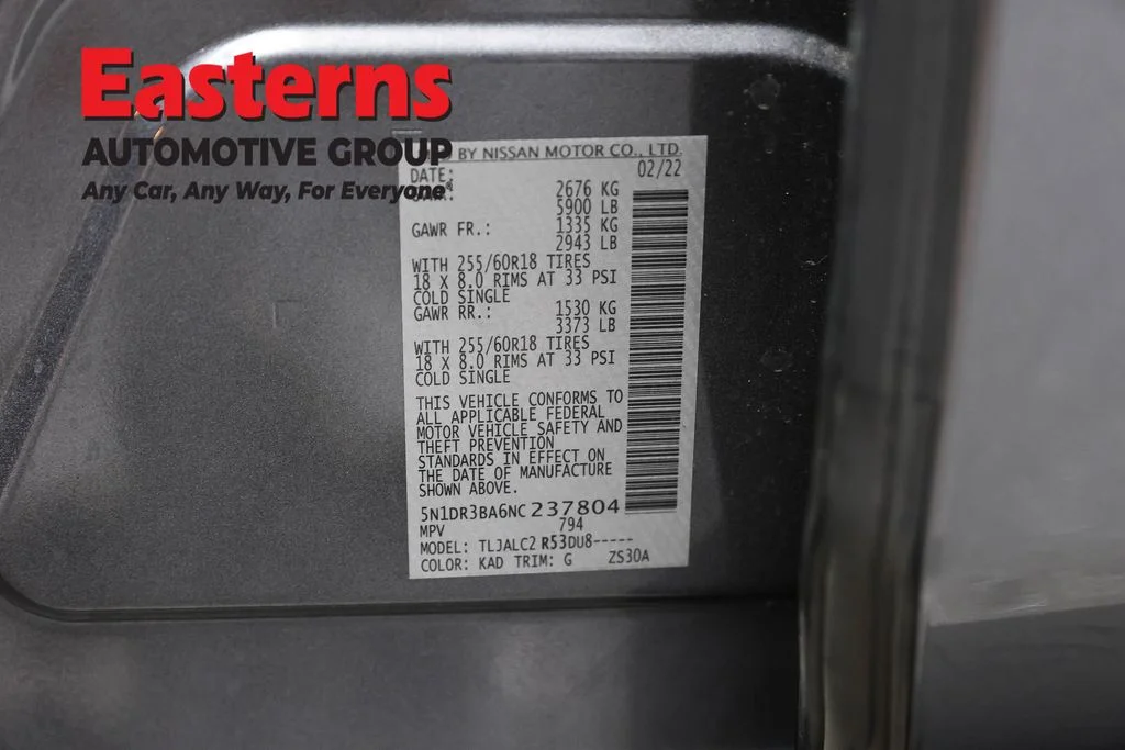 Used 2022 Gray Nissan SV image 36