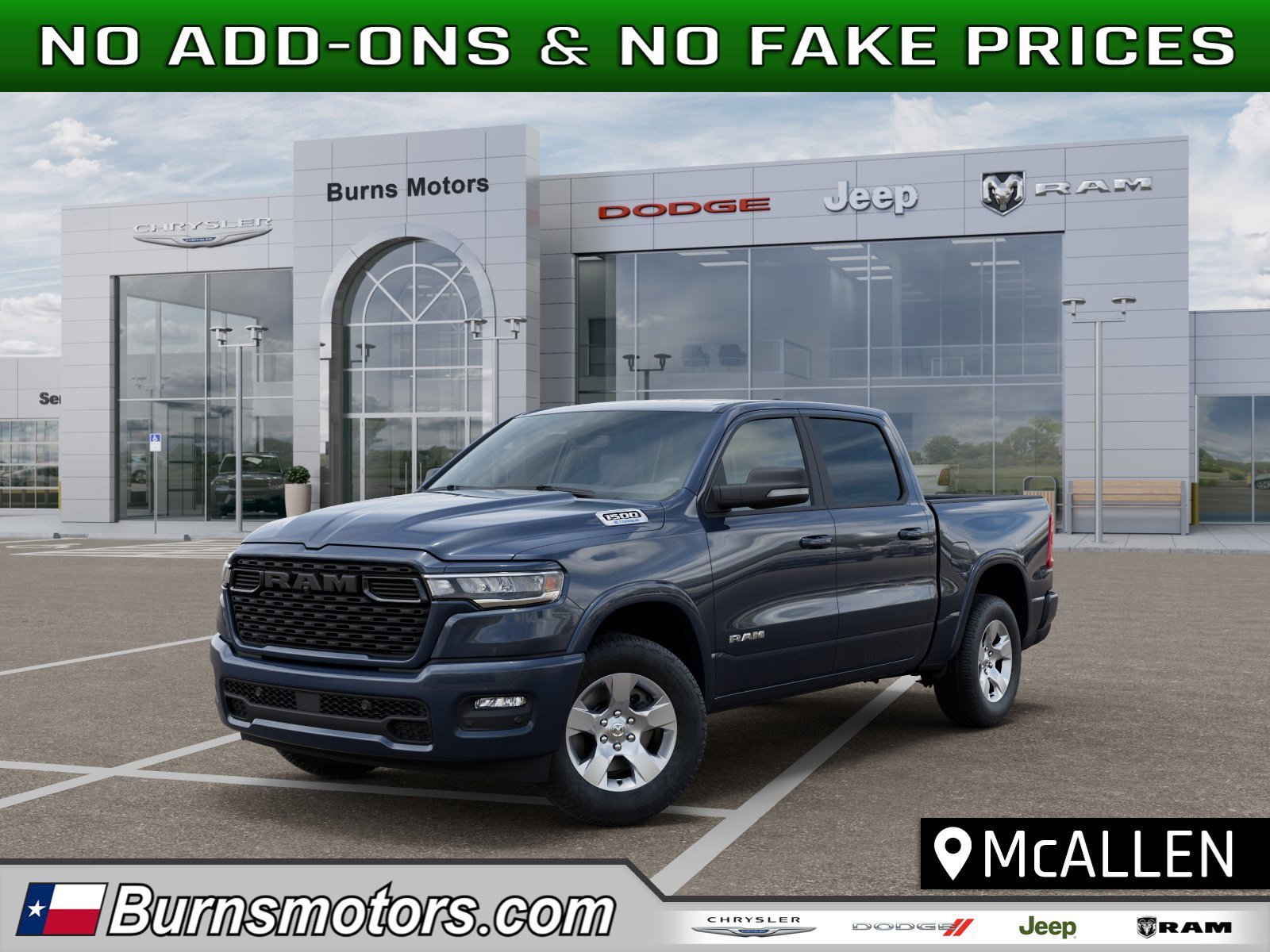 New 2026 Forged Blue Metallic Exterior Paint RAM Lone Star Sport image 1