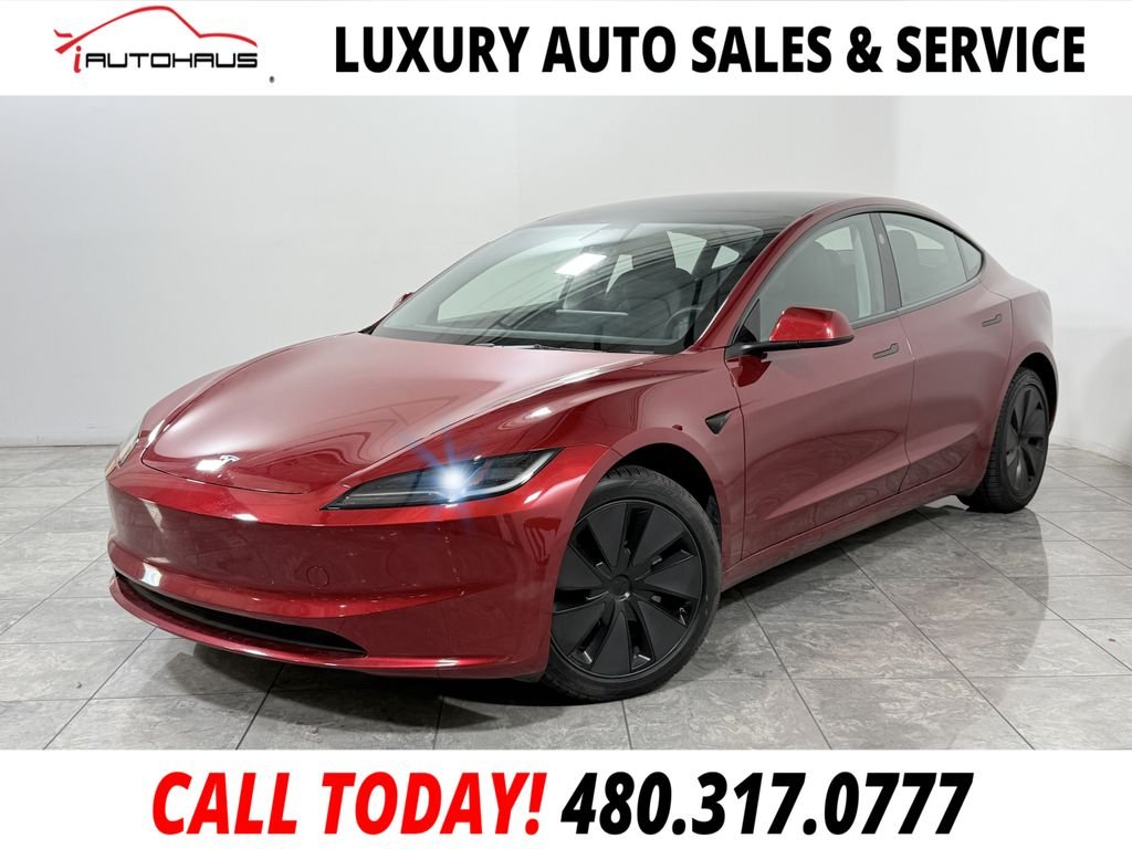 Used 2024 Red Tesla Base image 1