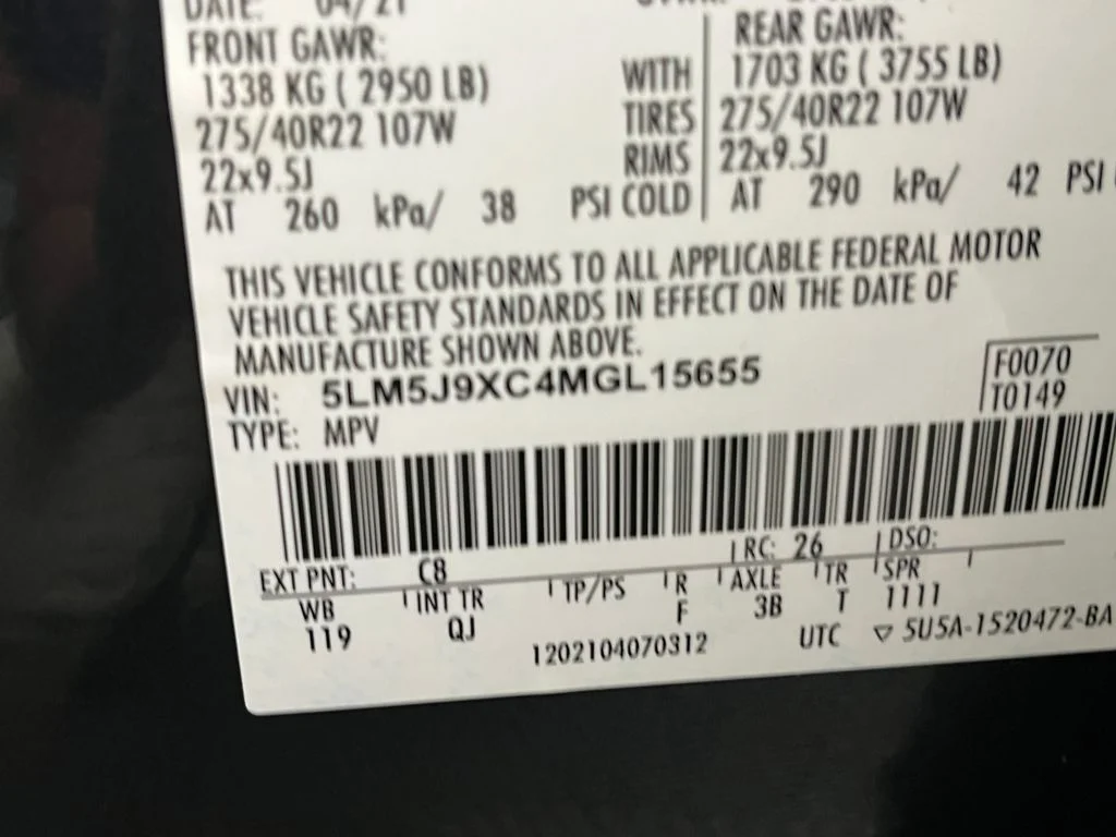 Used 2021 Blue Lincoln Black Label image 31