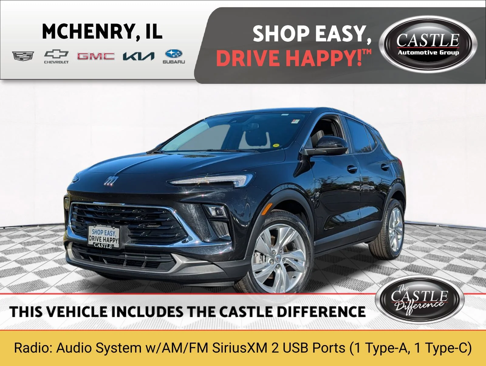 Used 2024 Ebony Twilight Metallic Buick Preferred image 1