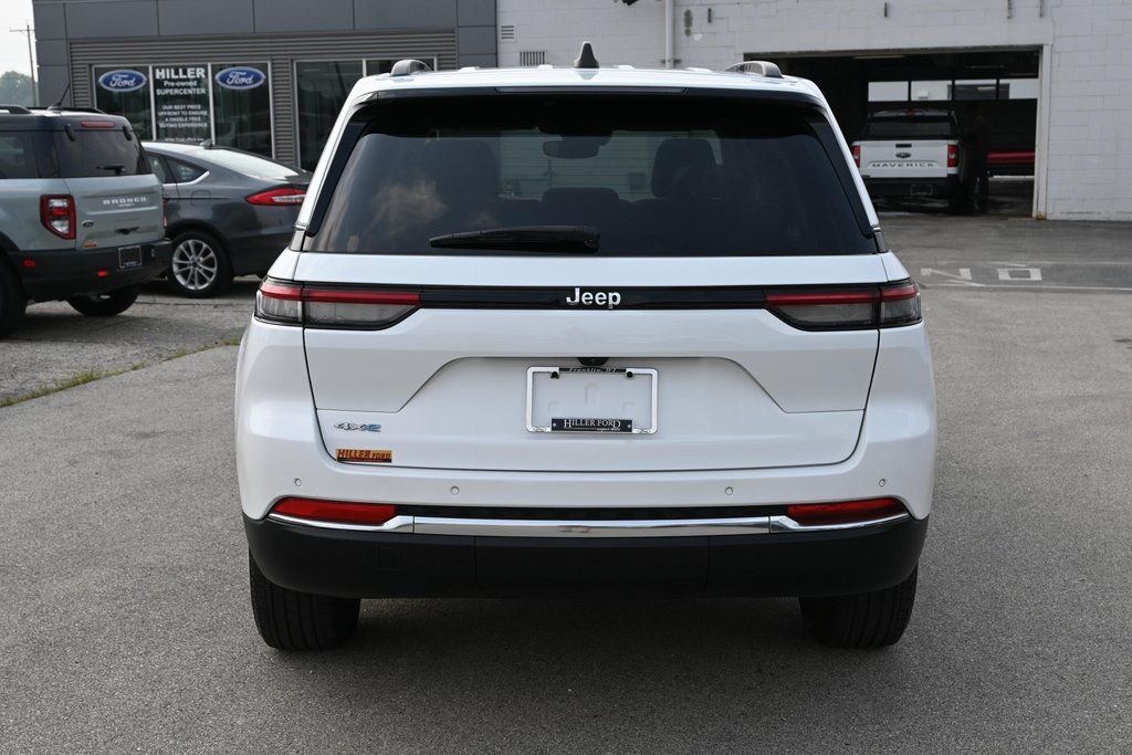 Used 2023 Bright White Clearcoat Jeep 4xe image 10