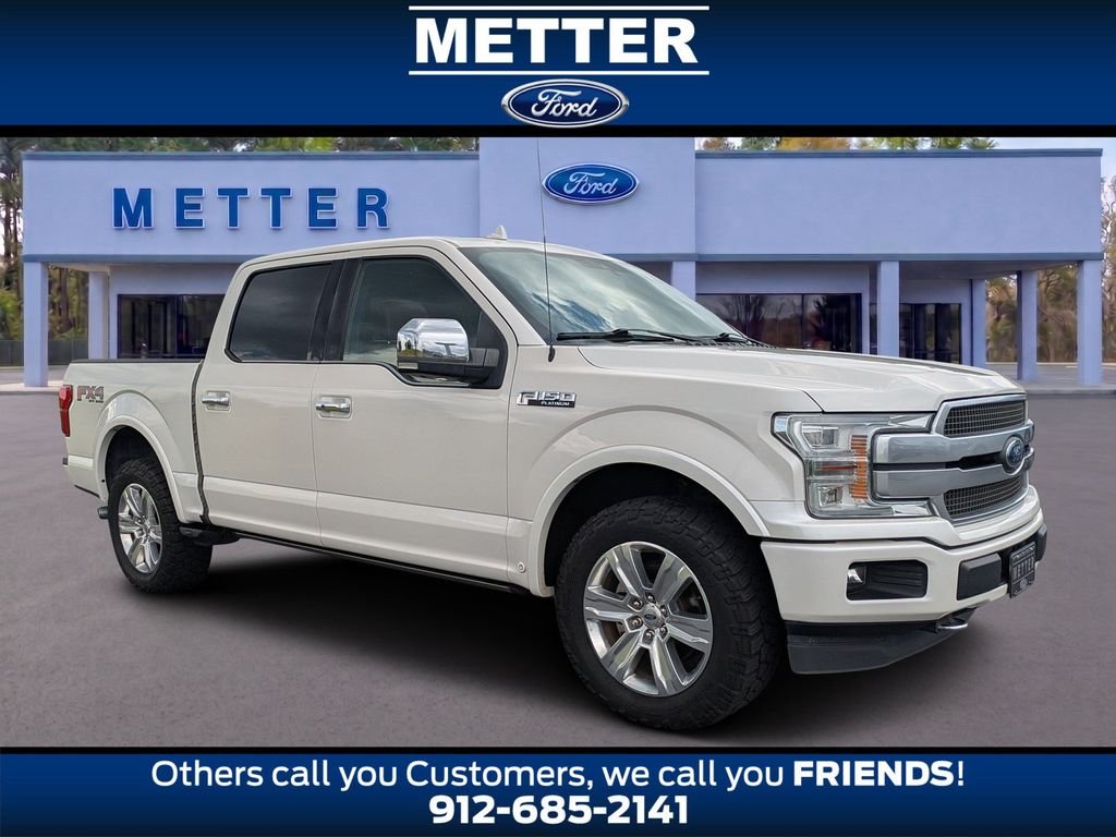 Used 2019 White Ford Platinum image 1