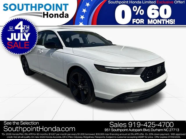 2026 Honda Accord Sport-L