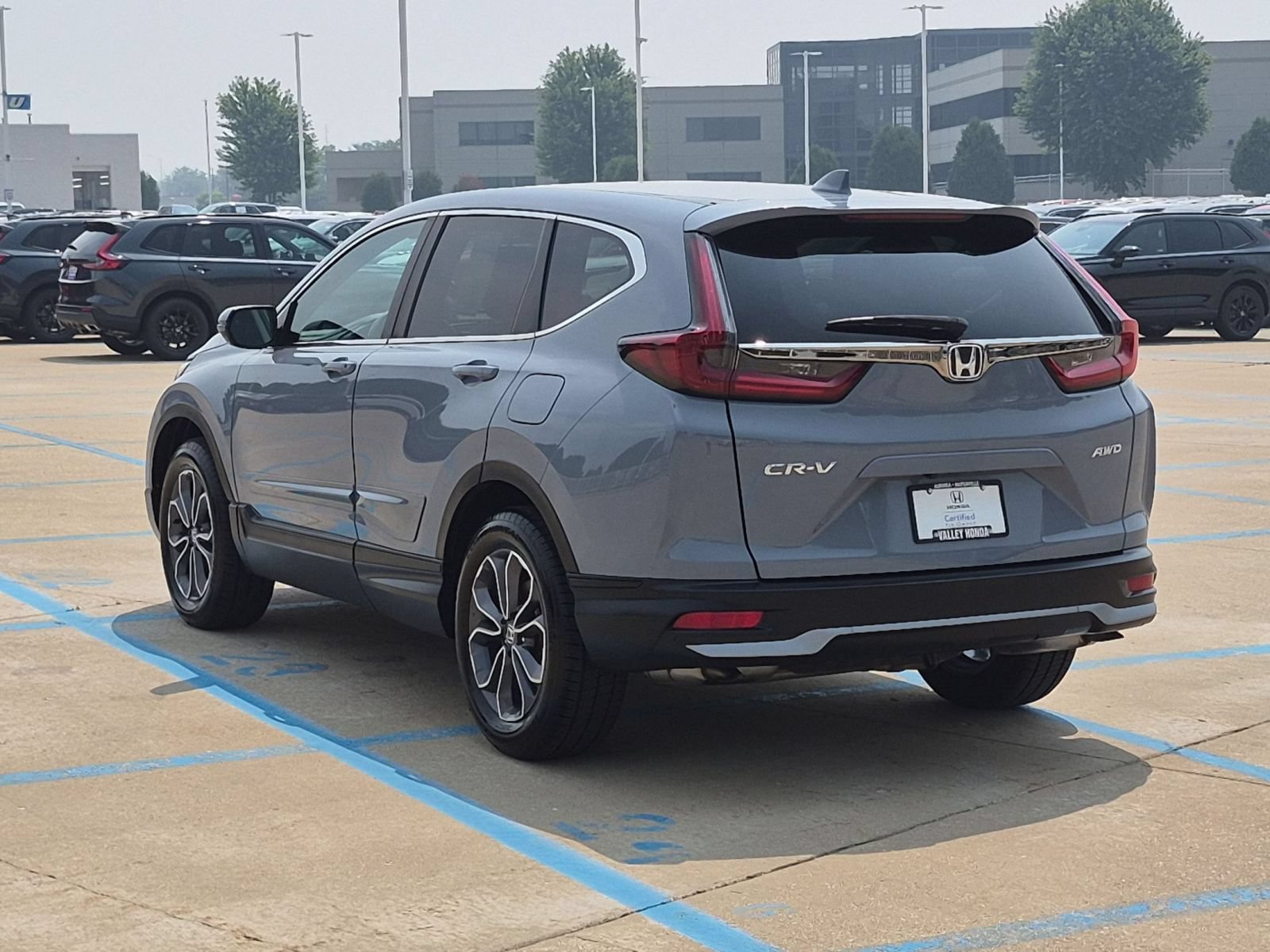 Certified Used 2022 Sonic Gray Pearl Honda EX-L AWD image 9