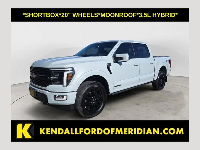 Certified Used 2025 White Metallic Ford Platinum image 1