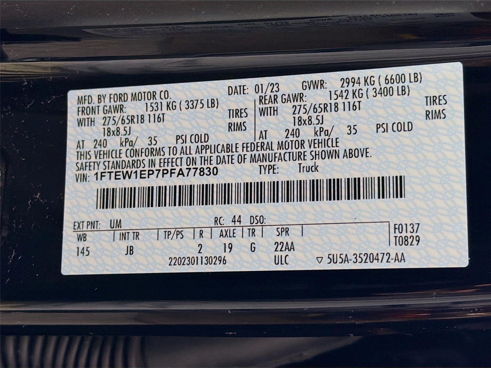 Used 2023 Agate Black Ford XL image 31