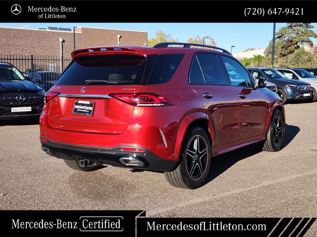 Certified Used 2021 Red Mercedes-Benz GLE 350 image 7