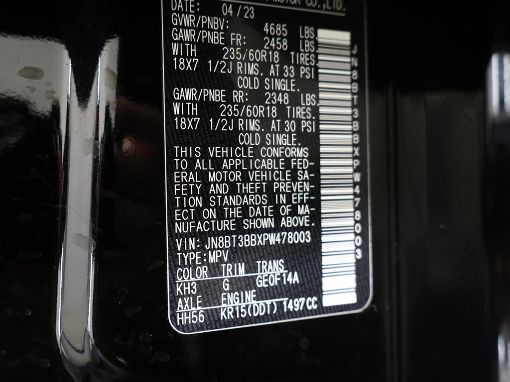 Used 2023 Black Nissan SV image 53