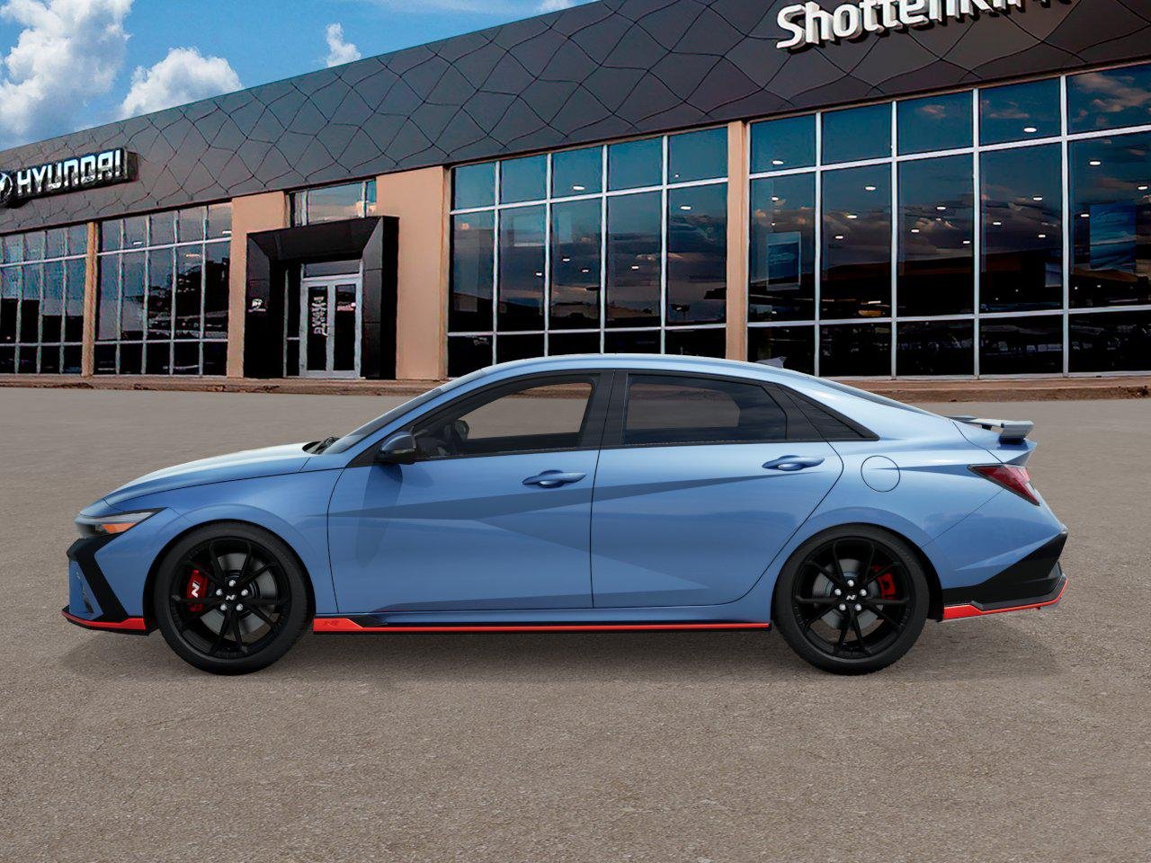 New 2026 Blue Hyundai Sedan image 3