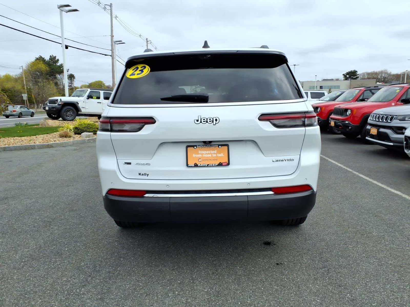 Certified Used 2023 Bright White Clearcoat Jeep Limited image 8