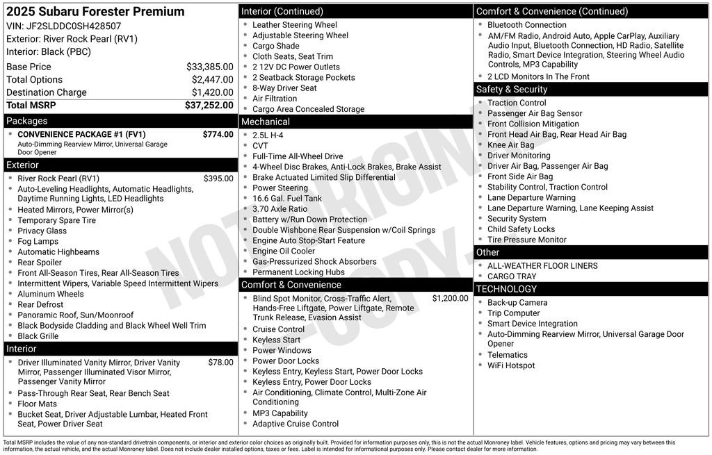 Used 2025  Subaru Premium image 2