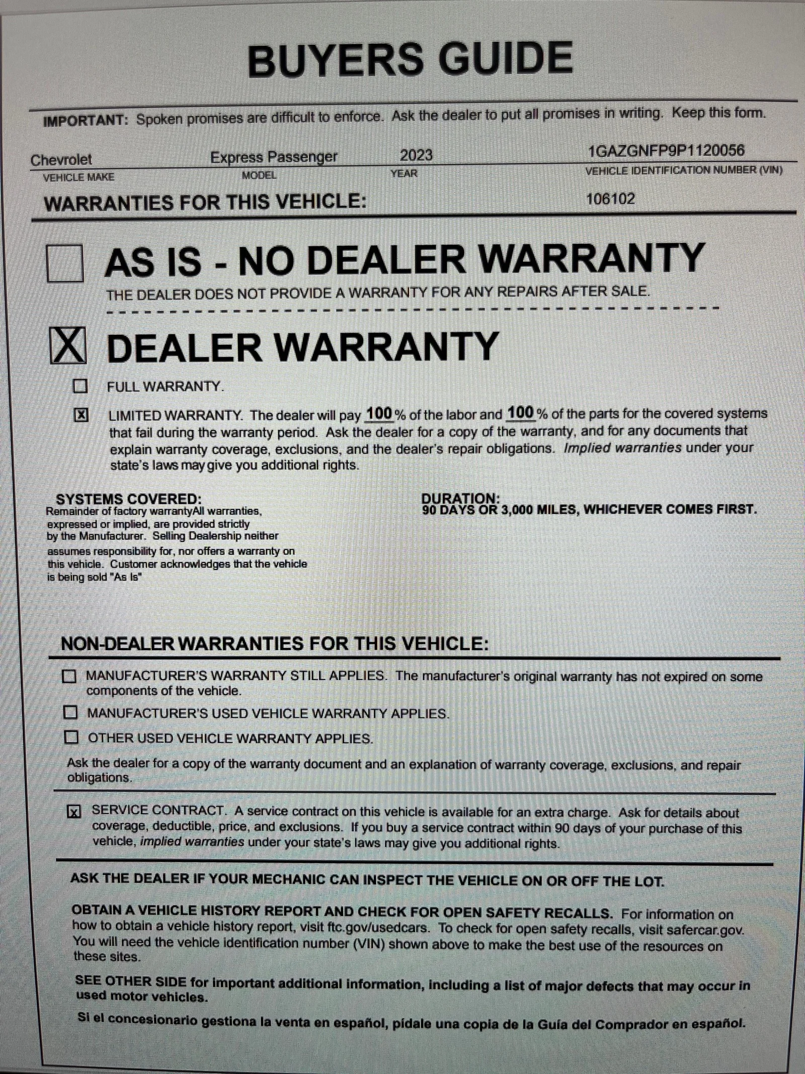 2023 Chevrolet Express Passenger LS - Photo 10