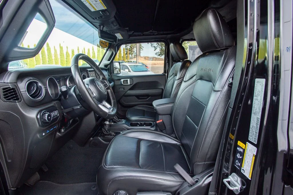 Used 2022 Black Clearcoat Jeep Unlimited Sahara 4xe image 25