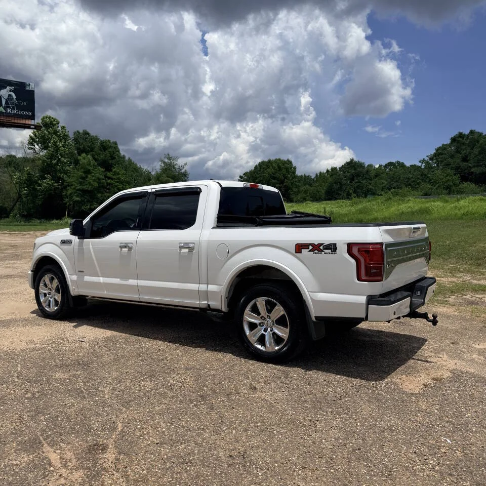 Used 2015 White Ford Platinum 4x4 4dr SuperCrew 5.5 ft. SB image 3