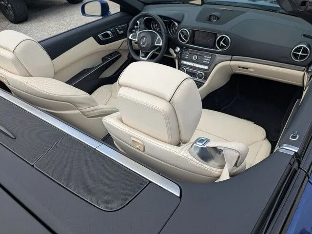 Used 2017 Blue Mercedes-Benz SL 450 image 30