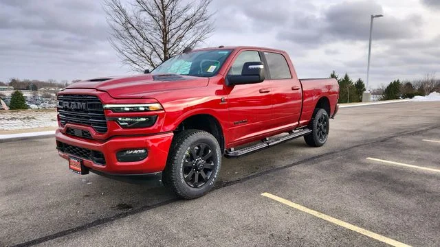 New 2026 Molten Red Pearl-Coat Exterior Paint RAM Laramie image 15