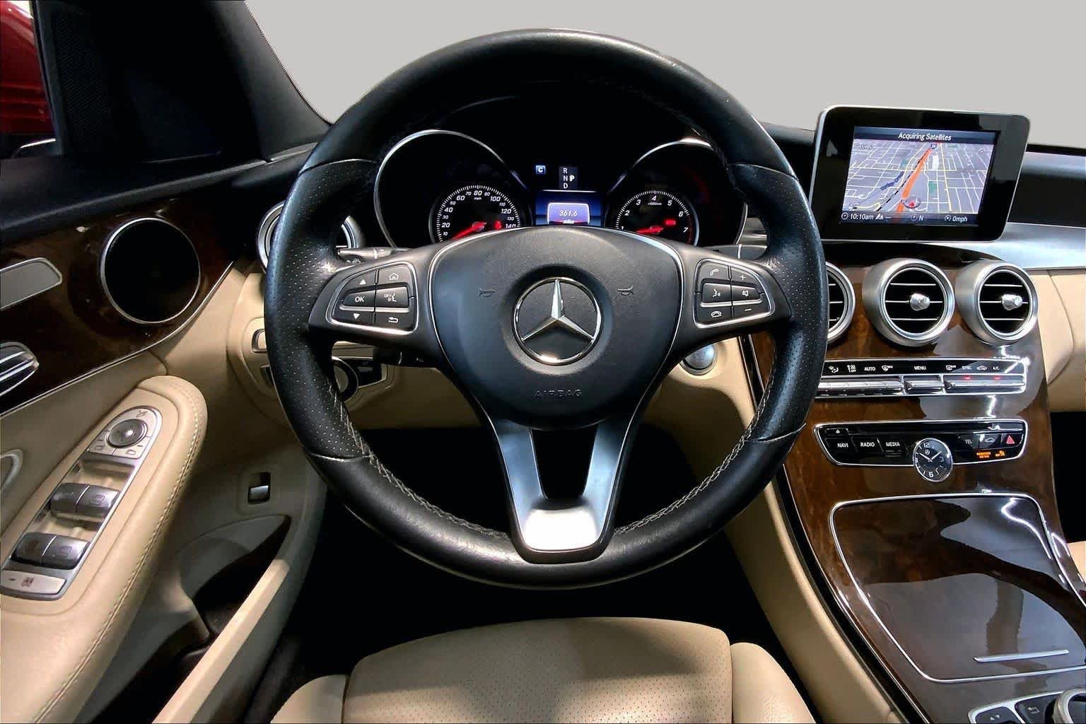 Used 2018 designo Cardinal Red Metallic Mercedes-Benz C 300 image 5