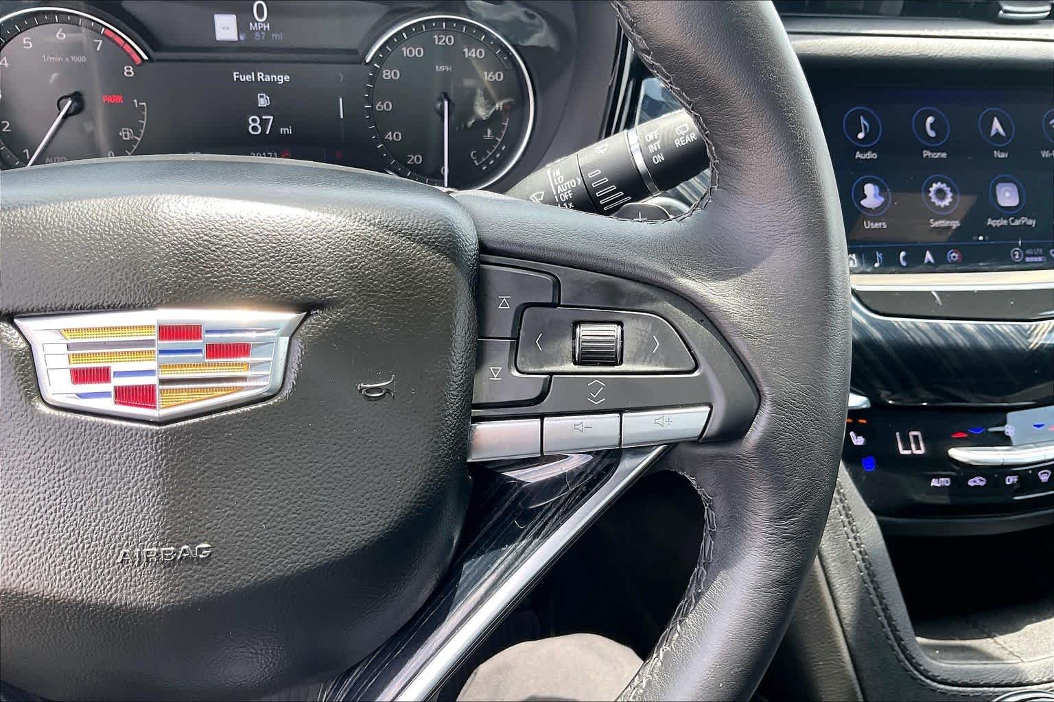 Used 2024 Crystal White Tricoat Cadillac FWD Premium Luxury image 25