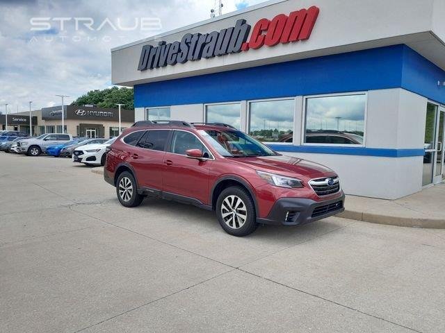 Used 2021 Crimson Red Pearl Subaru Premium image 2