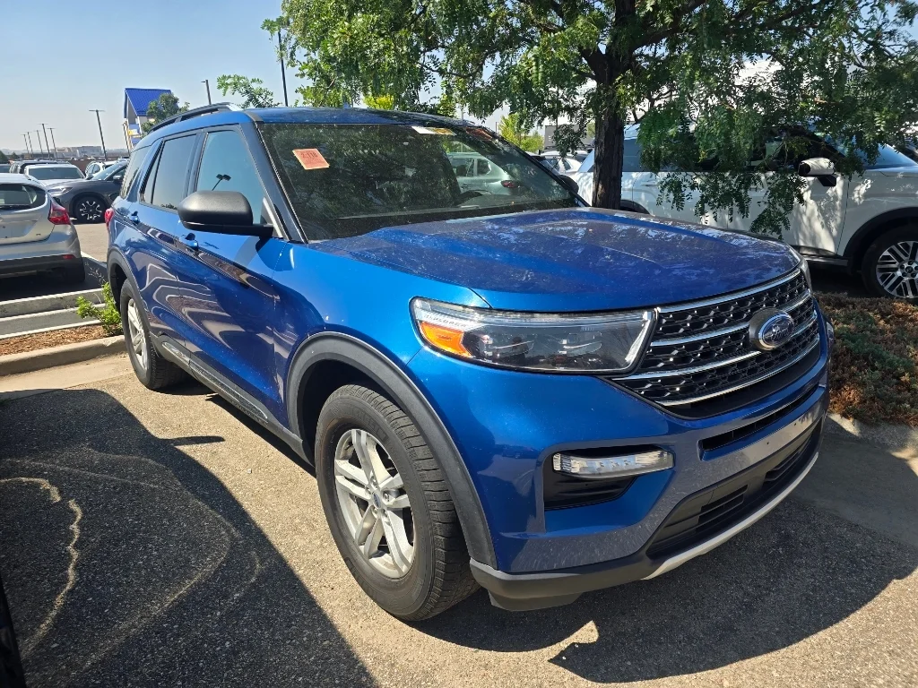 Used 2021 Atlas Blue Metallic Ford XLT image 5