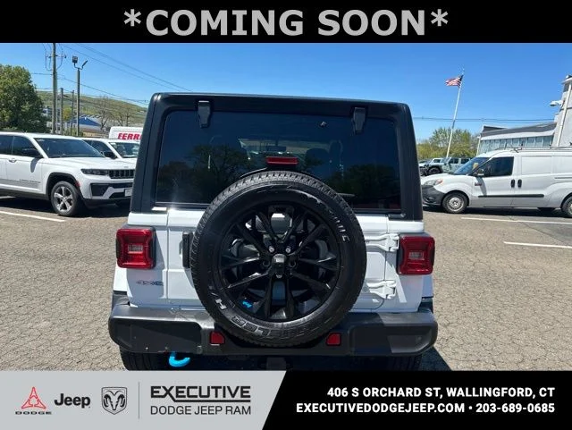 Used 2023 White Jeep Sahara 4xe image 6