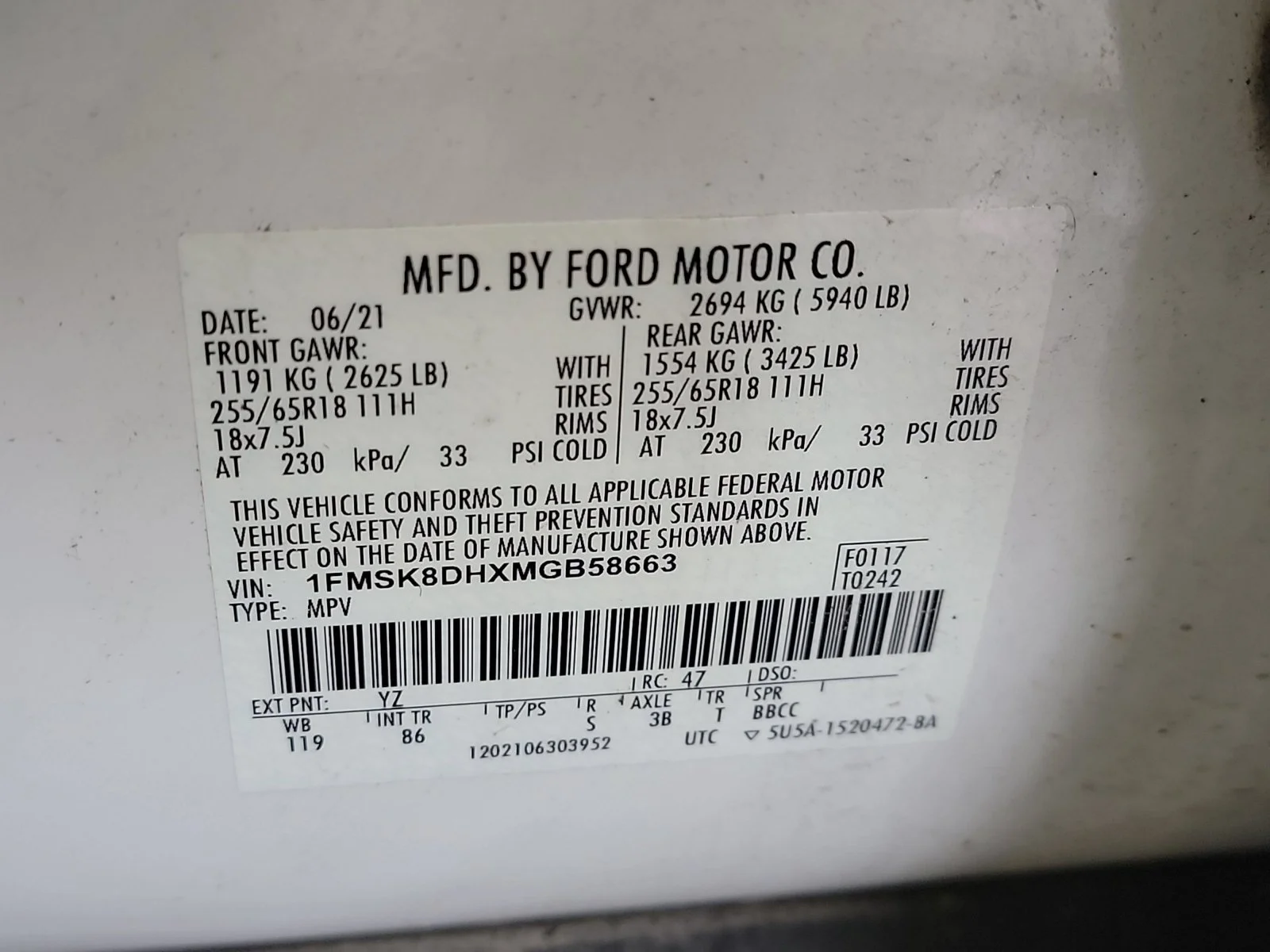 Used 2021 Oxford White Ford XLT image 31