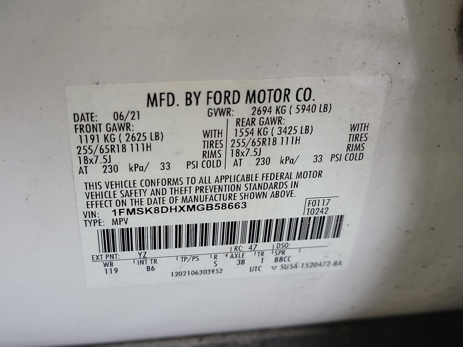 Used 2021 Oxford White Ford XLT image 31
