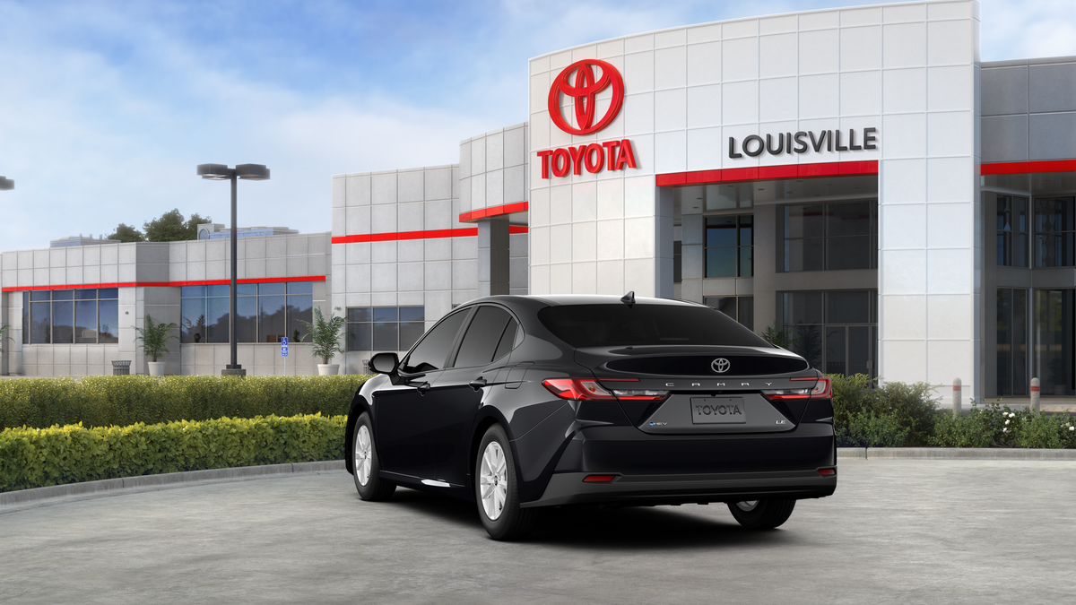 New 2026 Midnight Black Metallic Toyota LE image 7