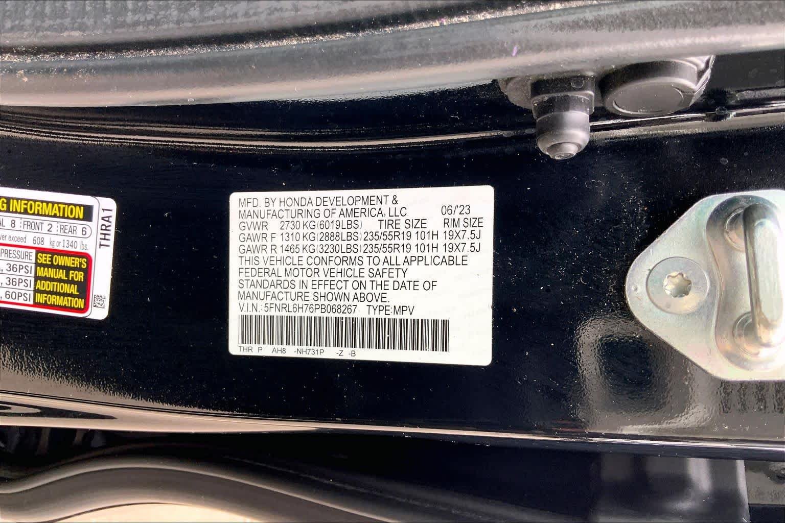 Used 2023 Crystal Black Pearl Honda Sport image 34