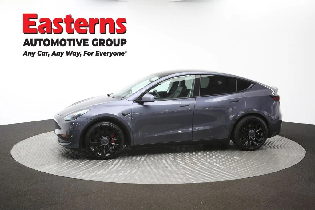 Used 2022 Gray Tesla Performance image 55