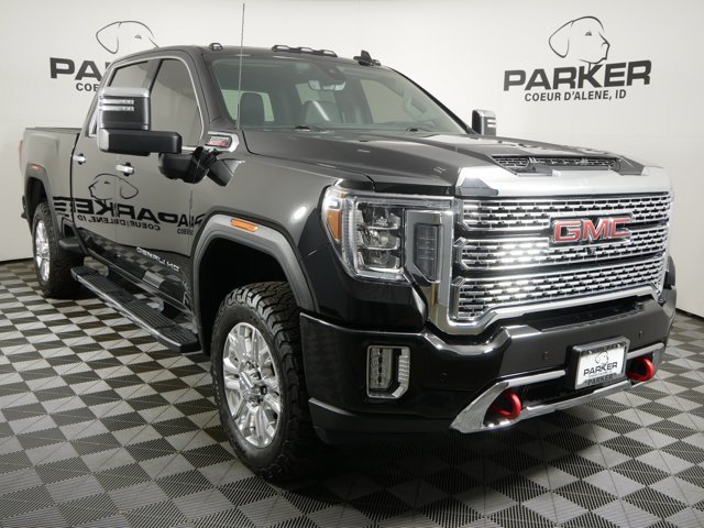 Used 2021 Ebony Twilight Metallic GMC Crew Cab Denali w/ Ultimate Pkg image 4