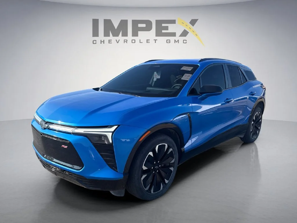 Used 2024 Riptide Blue Metallic Chevrolet RS image 1