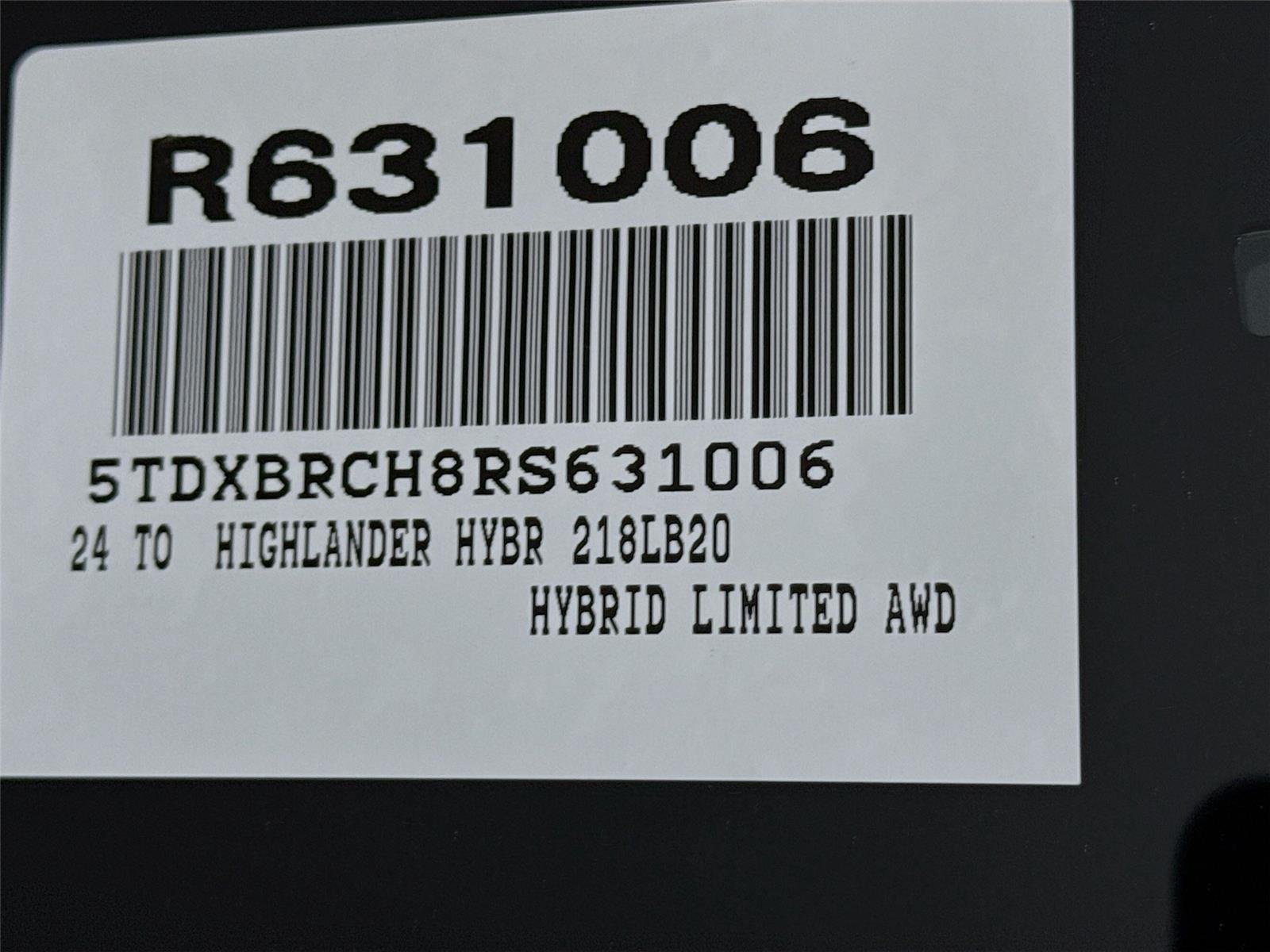 Used 2024 Midnight Black Metallic Toyota Hybrid Limited image 48